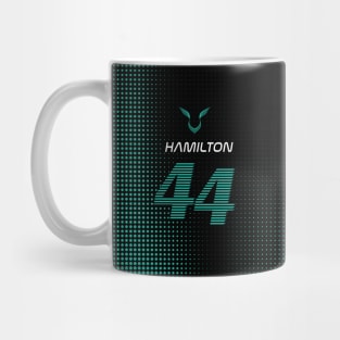 Lewis Hamilton 44 - Retro Design Mug